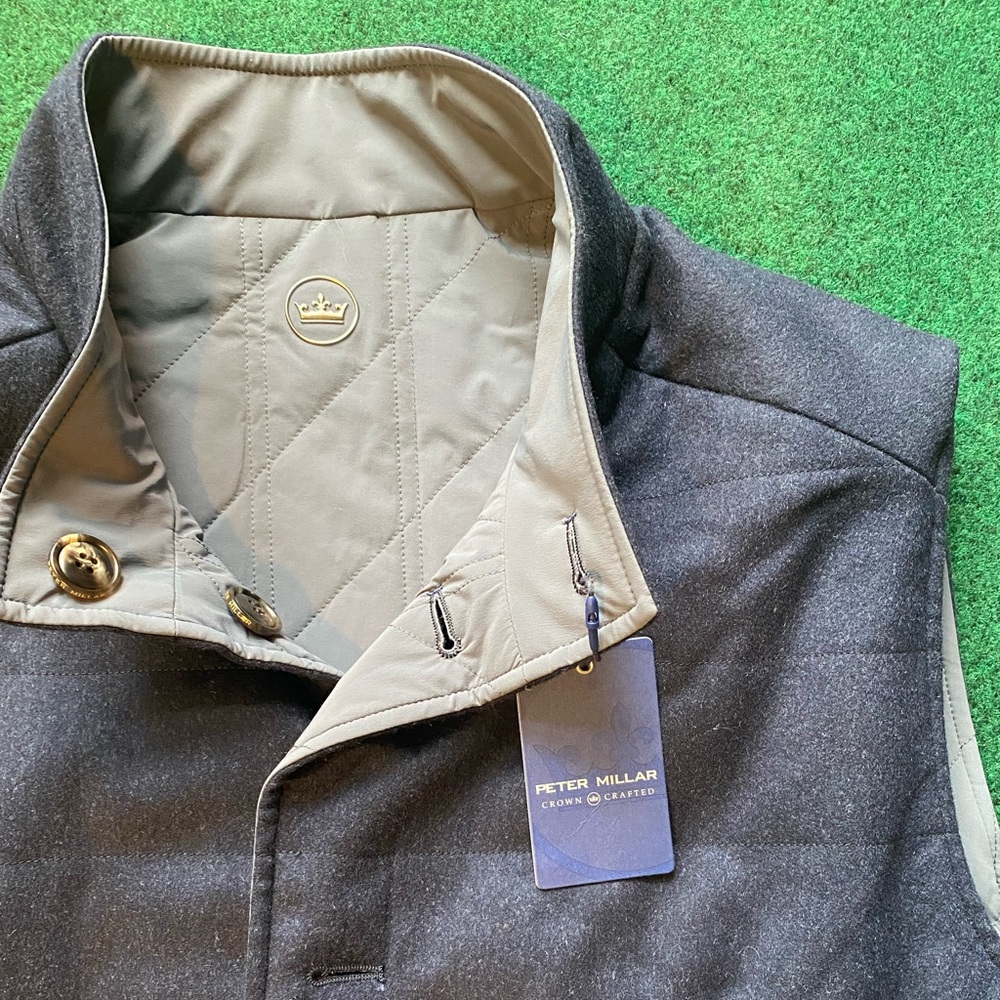 Peter Millar Golf Vest Large brand new reversible